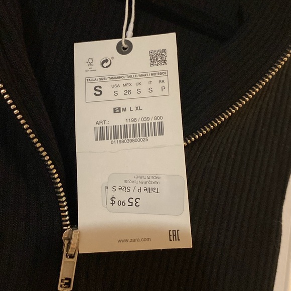 Zara ribbed dress 🖤 - Picture 3 of 3